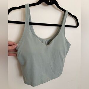 Lululemon Align Crop Tank - Light Teal - Size 6